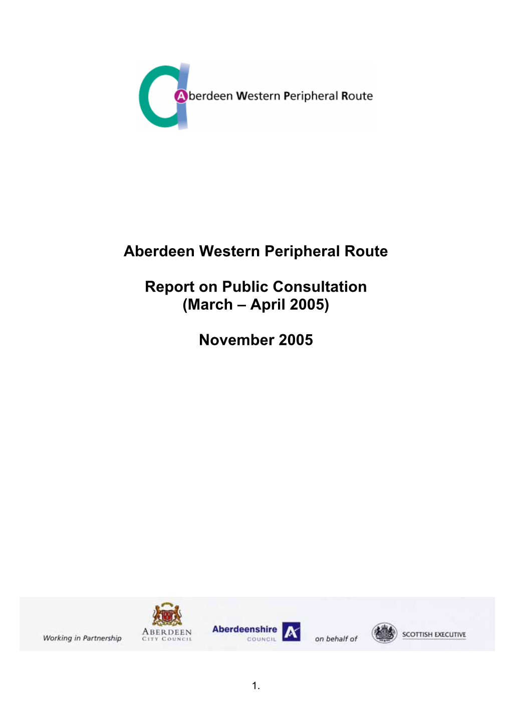 AWPR Public Consultation Report