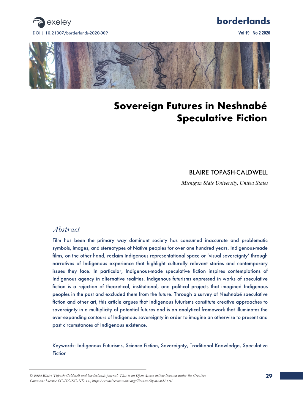 Sovereign Futures in Neshnabé Speculative Fiction