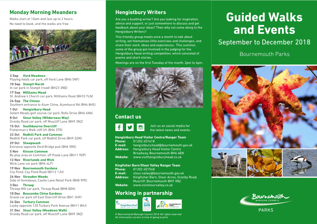 Guided Walks and Events