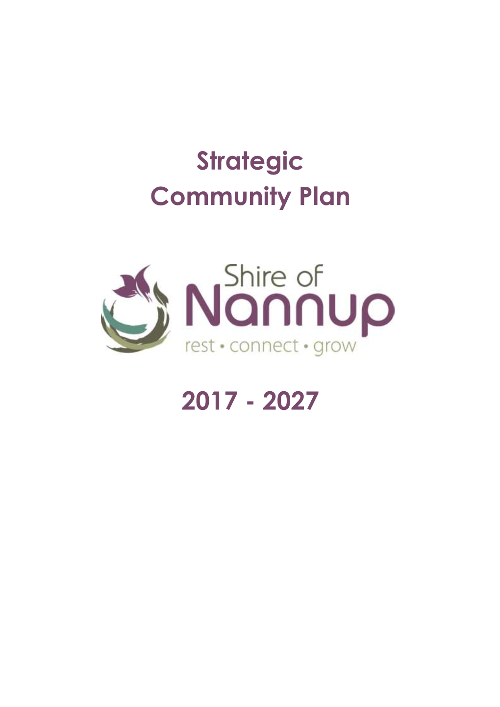 Community Strategic Plan 2017-2027