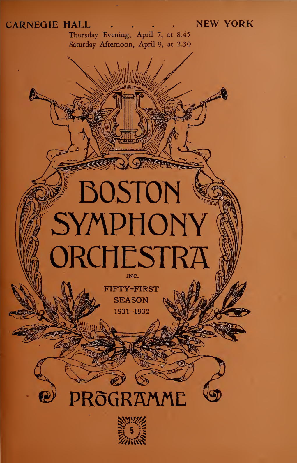 Boston Symphony Orchestra Concert Programs, Season 51,1931-1932, Trip