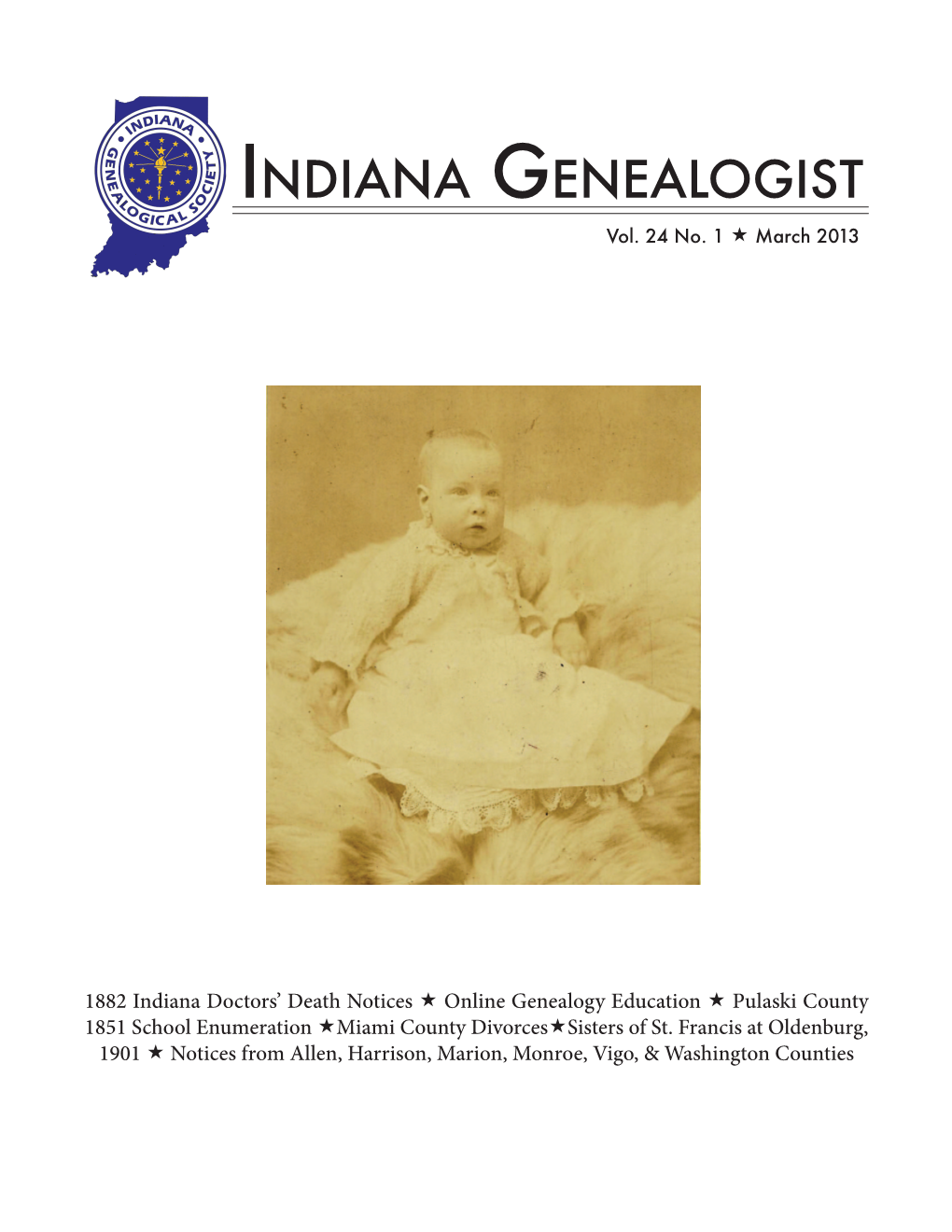 Indiana Genealogist Vol