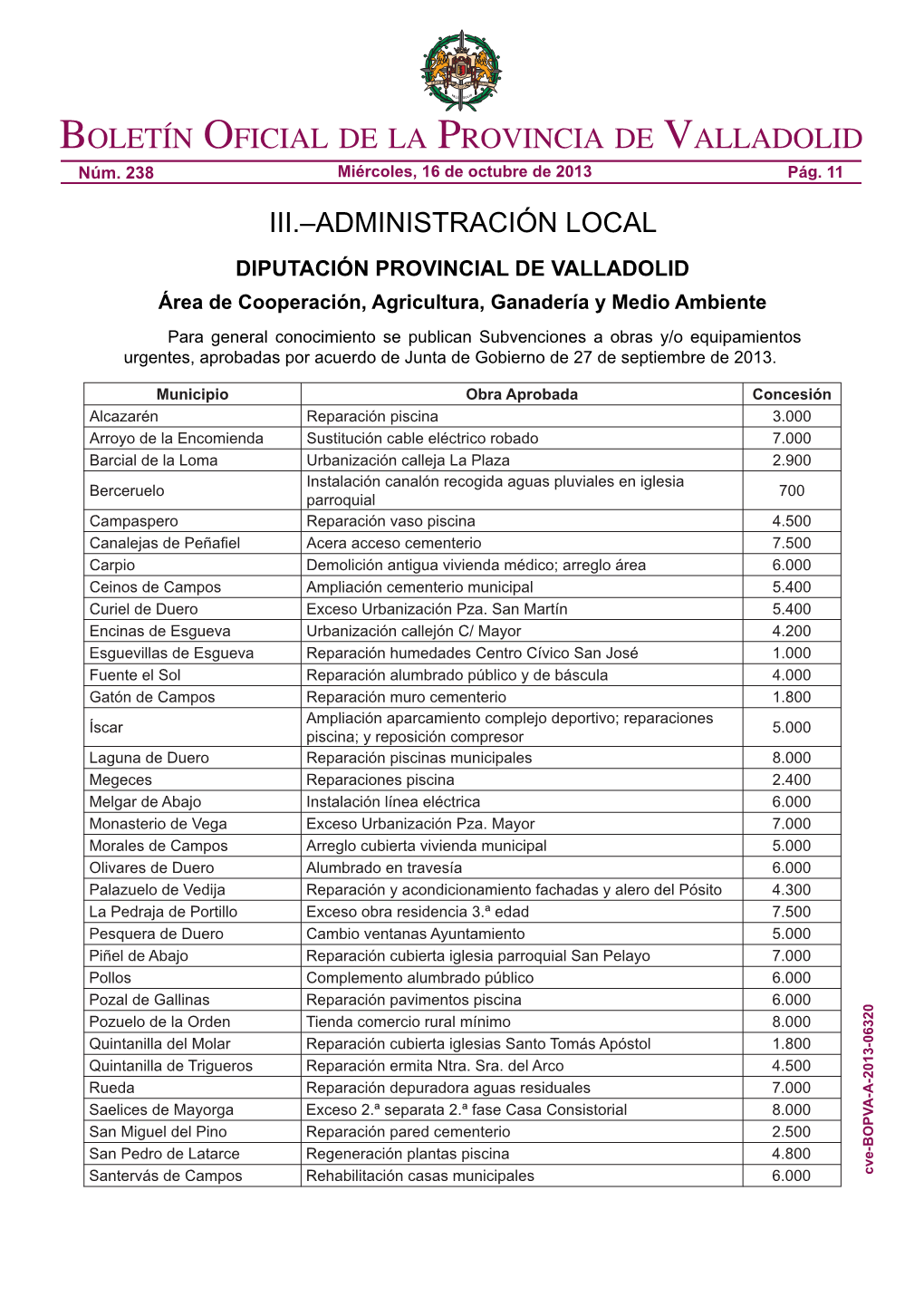 Iii.–Administración Local