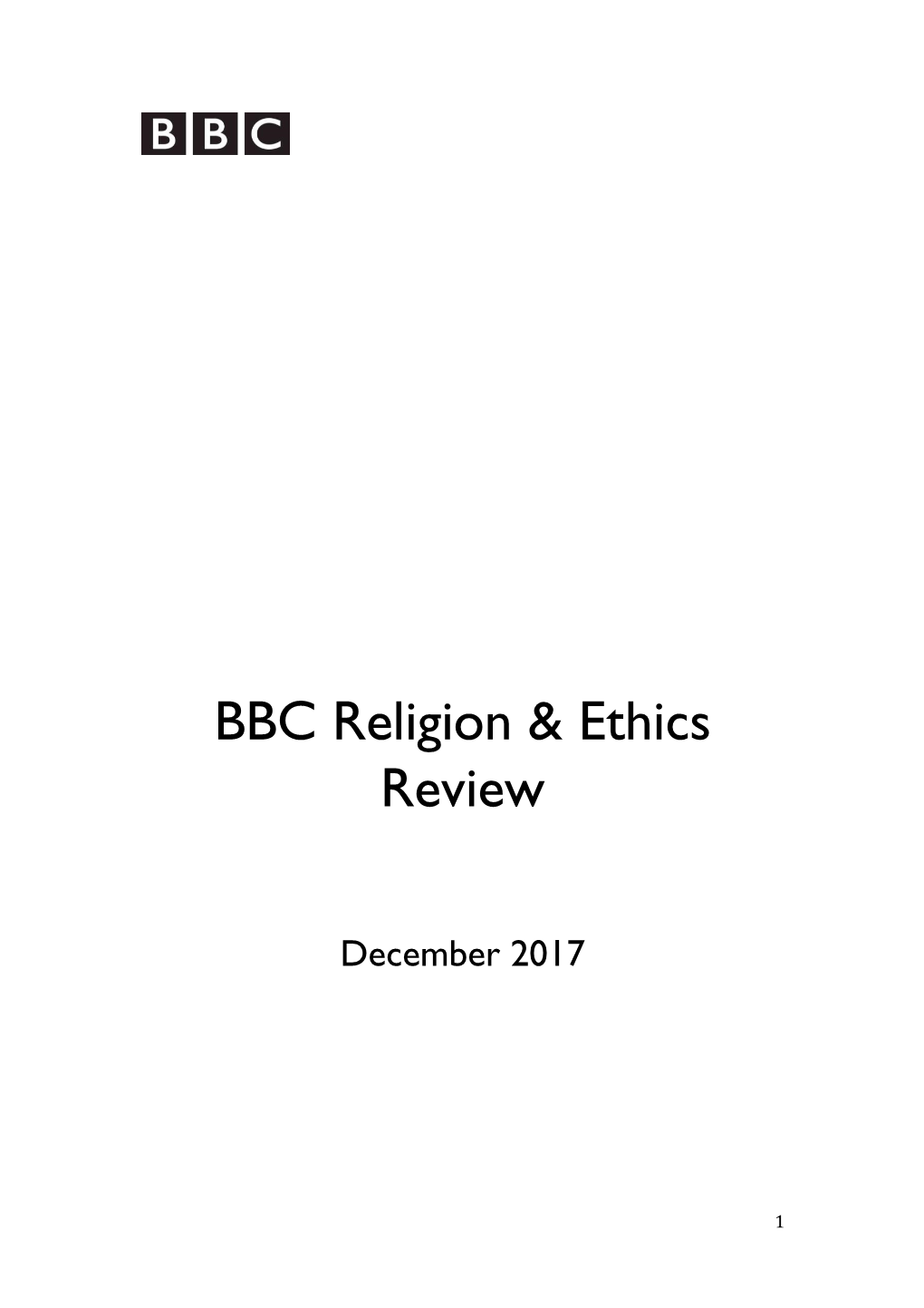 BBC Religion & Ethics Review