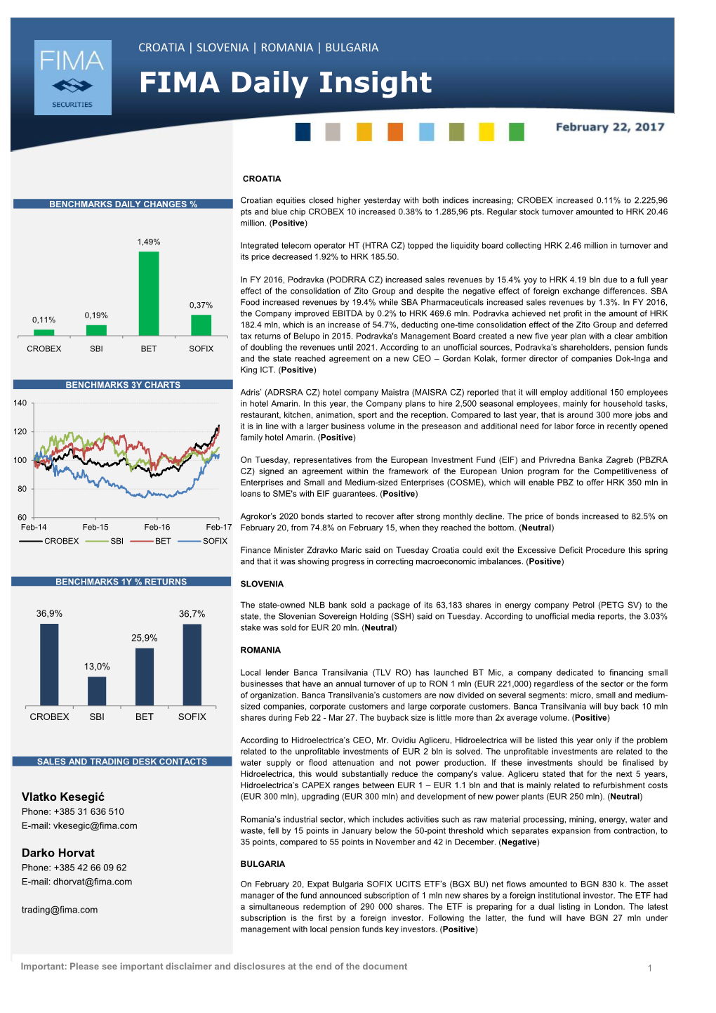 FIMA Daily Insight