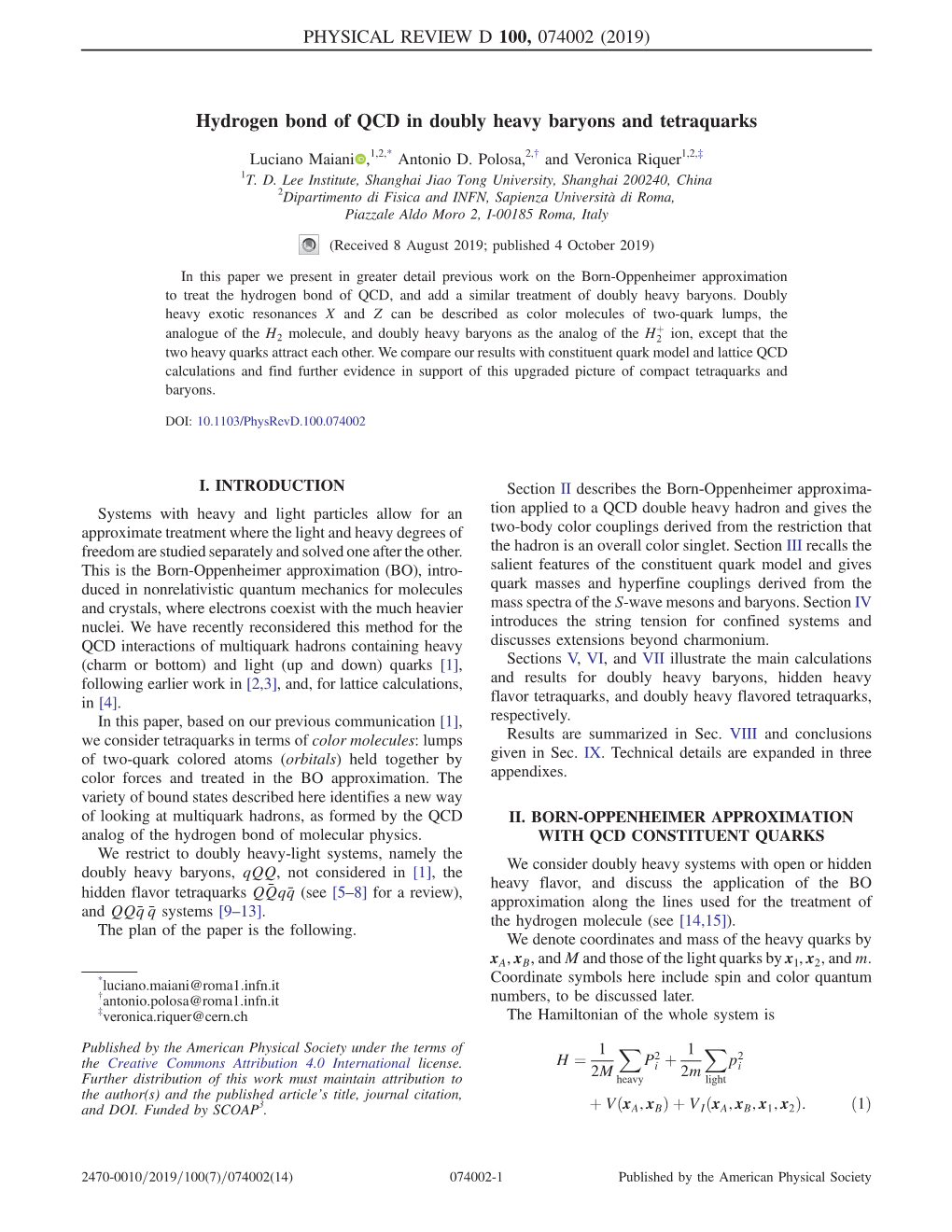 Hydrogen Bond of QCD in Doubly Heavy Baryons and Tetraquarks