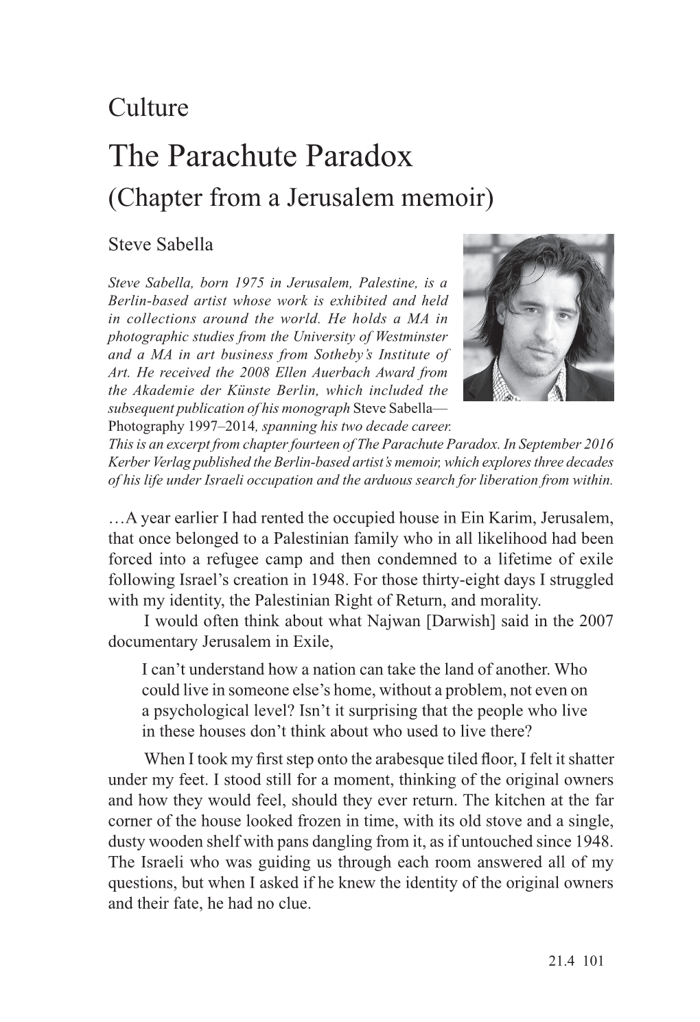 The Palestine Israel Journal