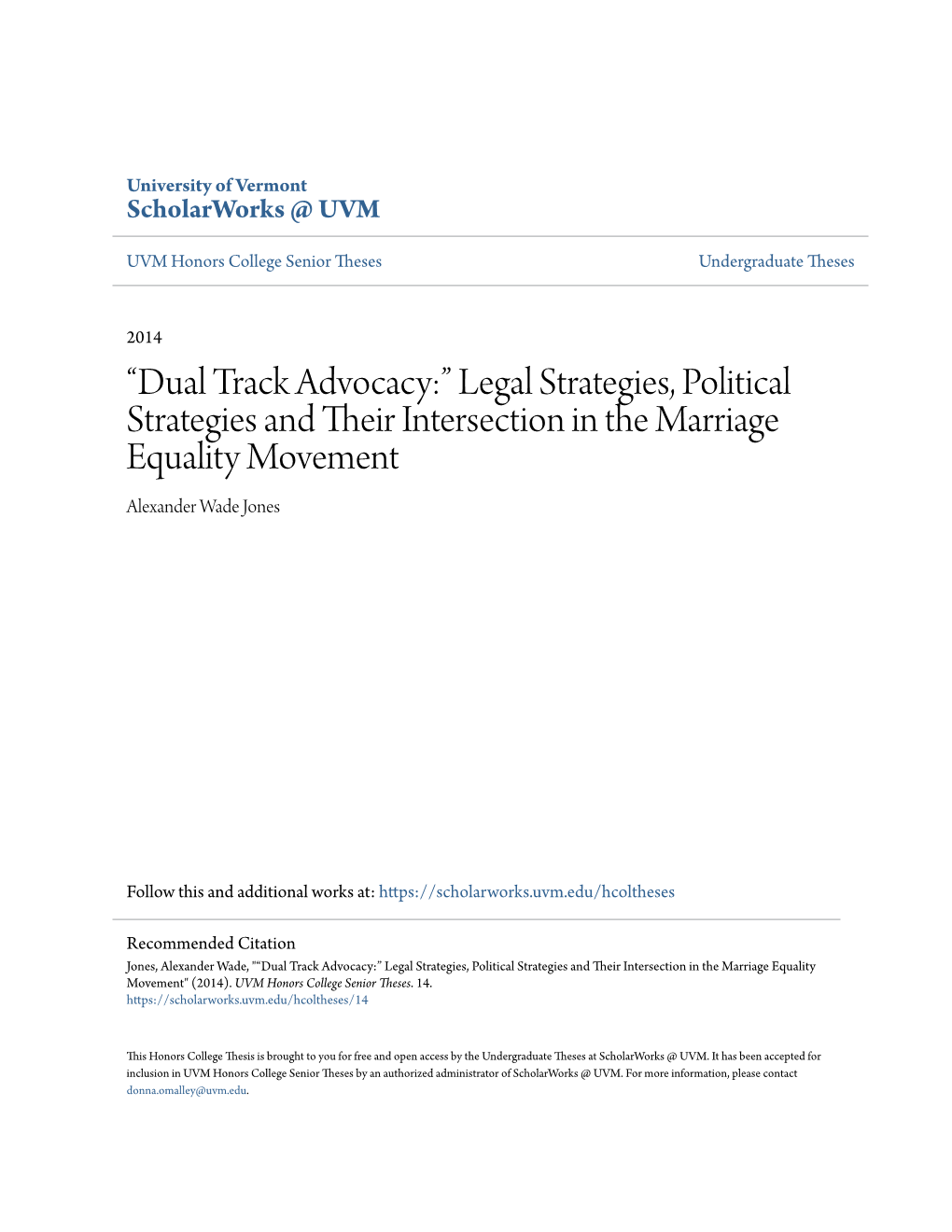 Legal Strategies, Political Strategies and Their Intersection in The