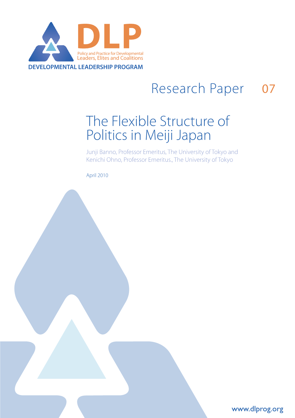 The Flexible Structure of Politics in Meiji Japan