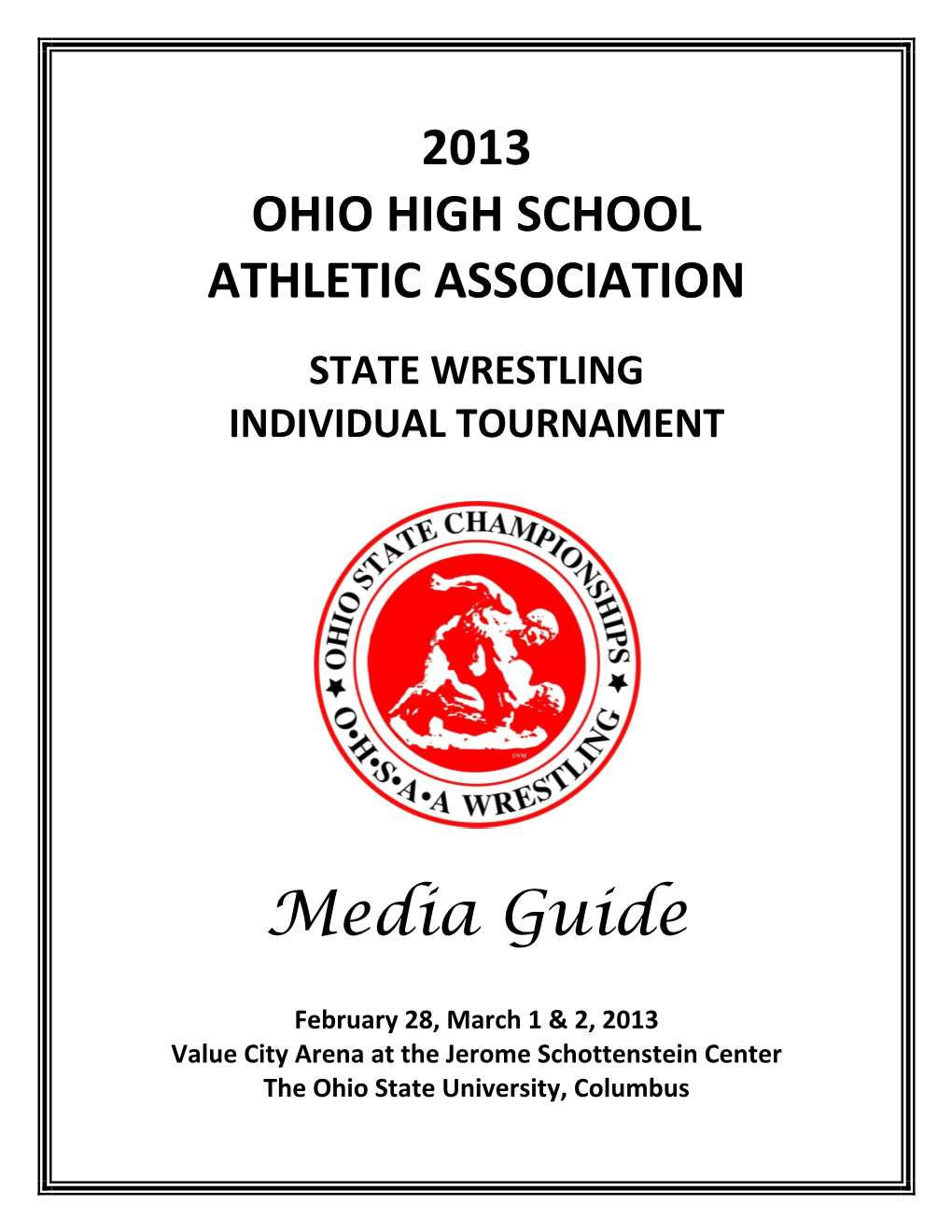 State Tournament Media Guide