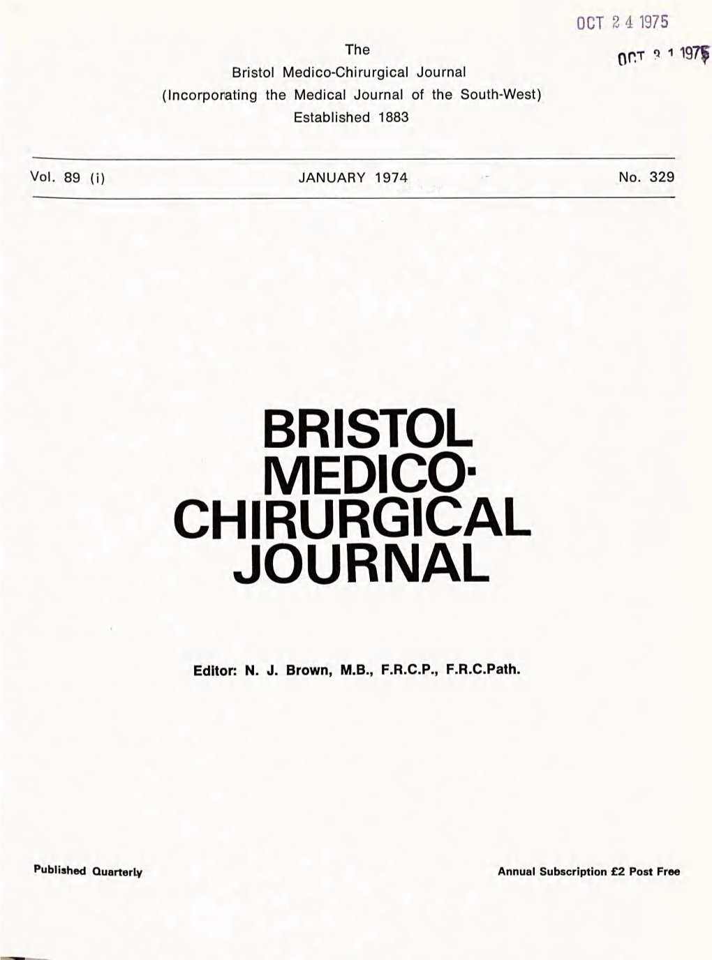 Medico- Chirurgical Journal