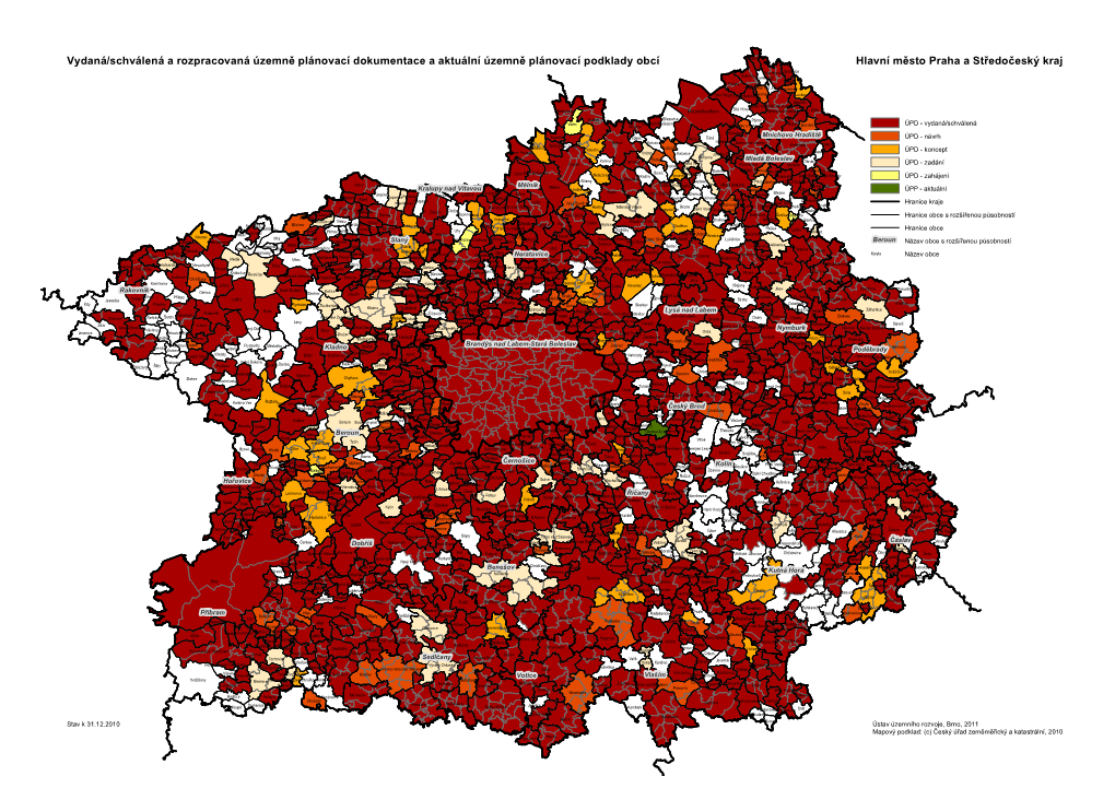 Vydaná/Schválená a Rozpracovaná Územně Plánovací Dokumentace A