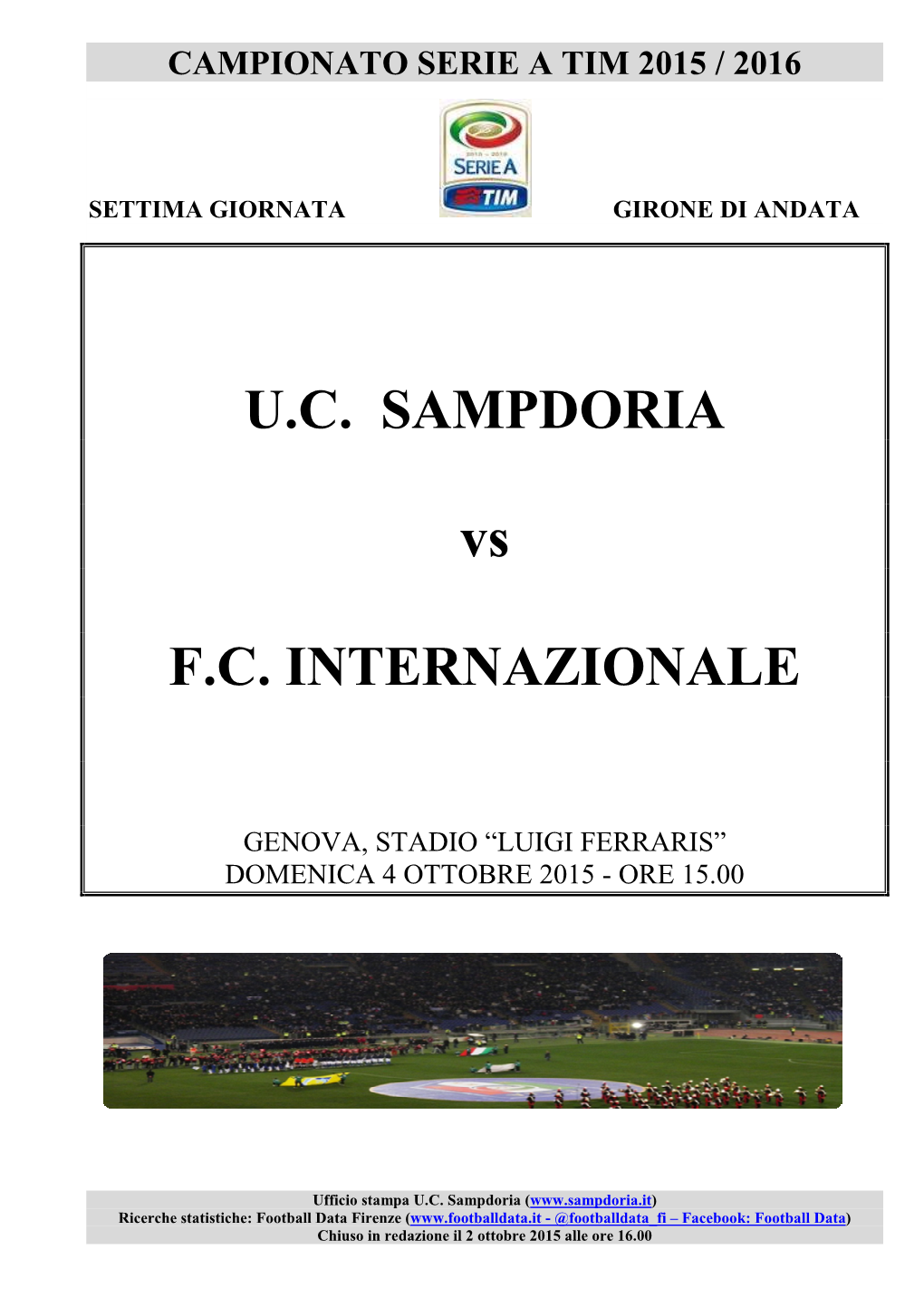 Sampdoria-Inter