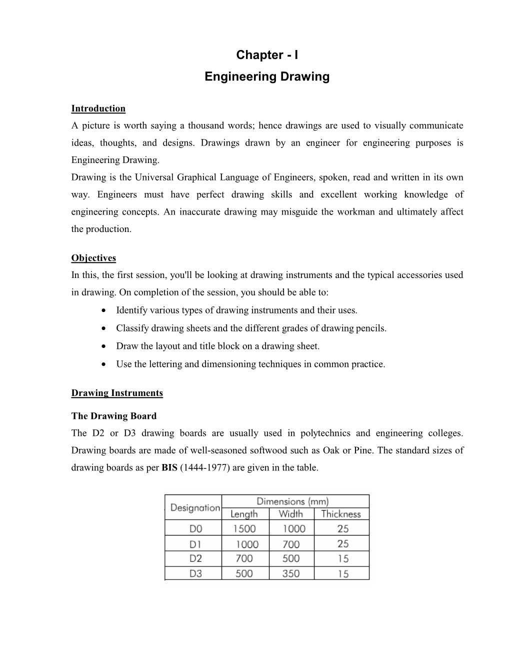 I Engineering Drawing