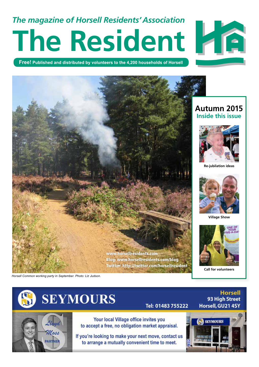The Resident Free! Published and Distributed by Volunteers to the 4,200 Households of Horsell
