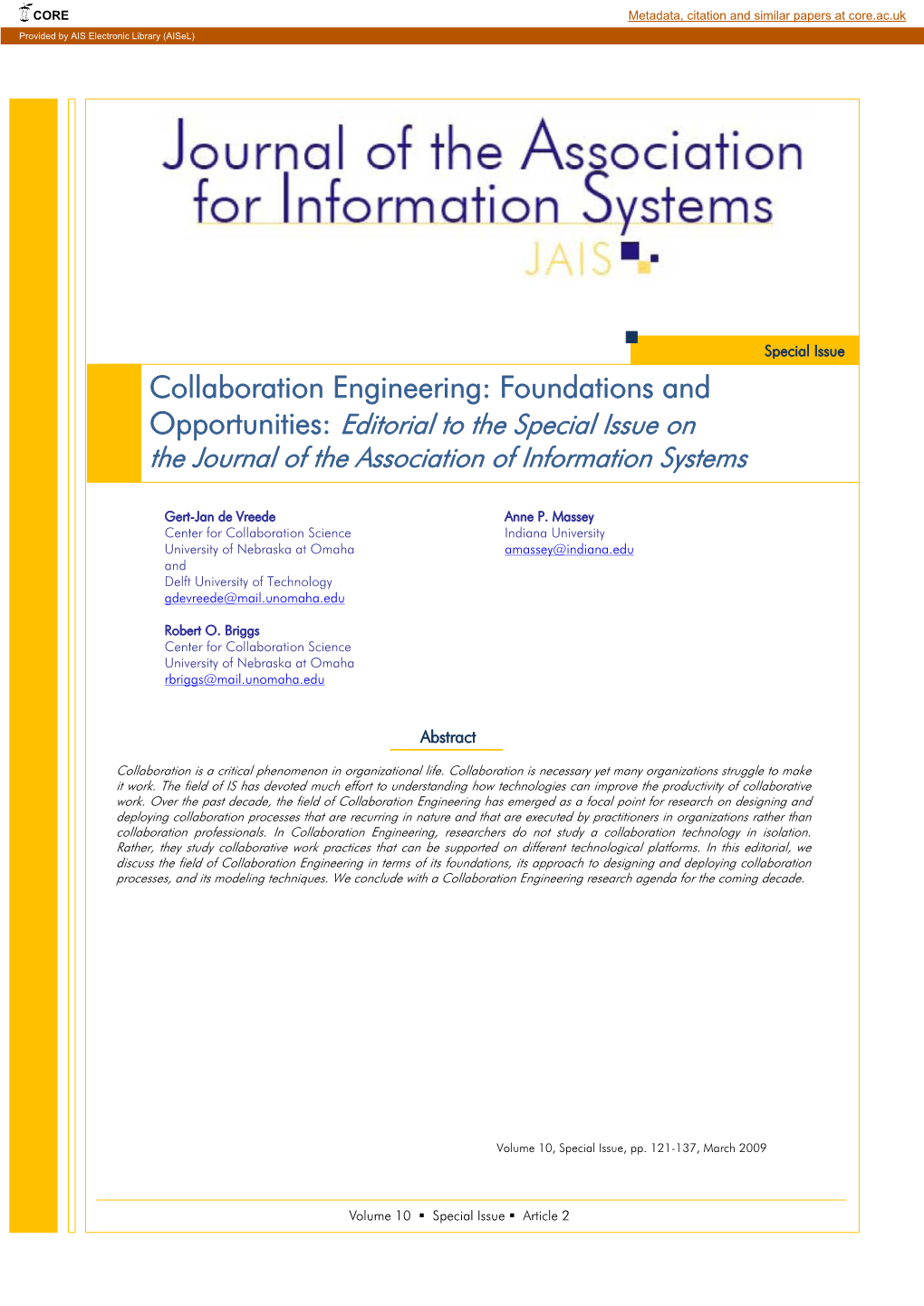 Collaboration Engineering: Foundations And