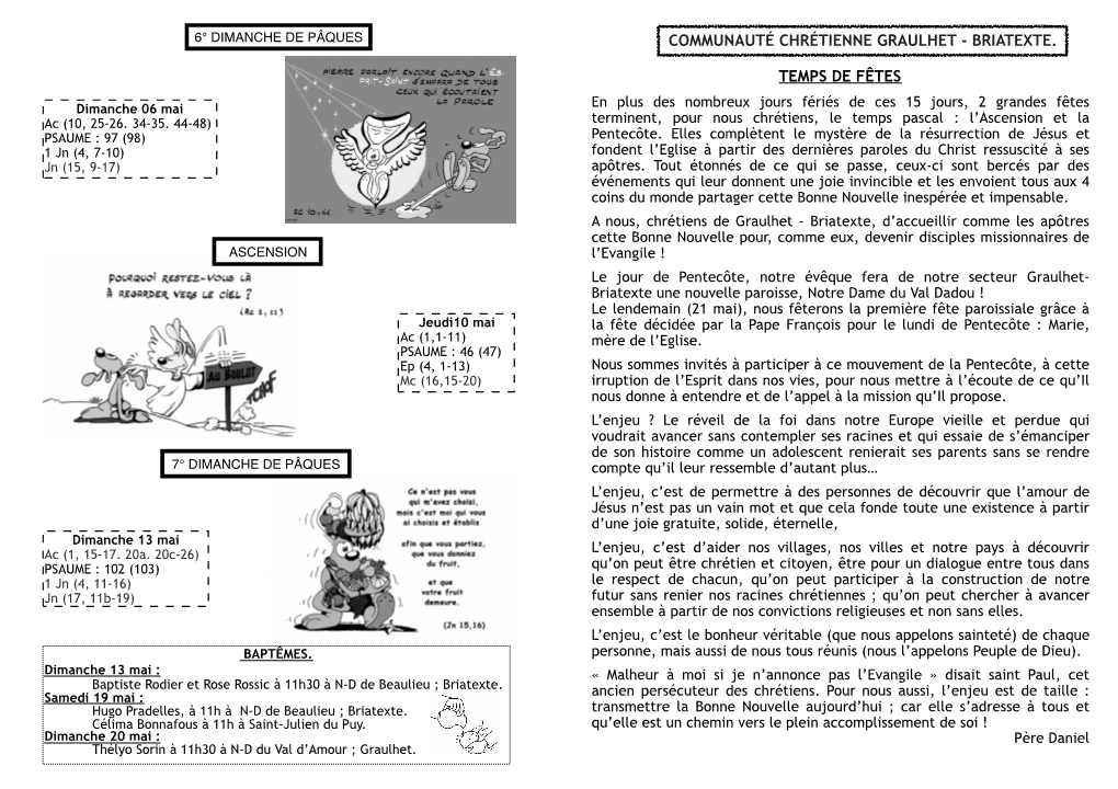 Communauté Chrétienne Graulhet - Briatexte