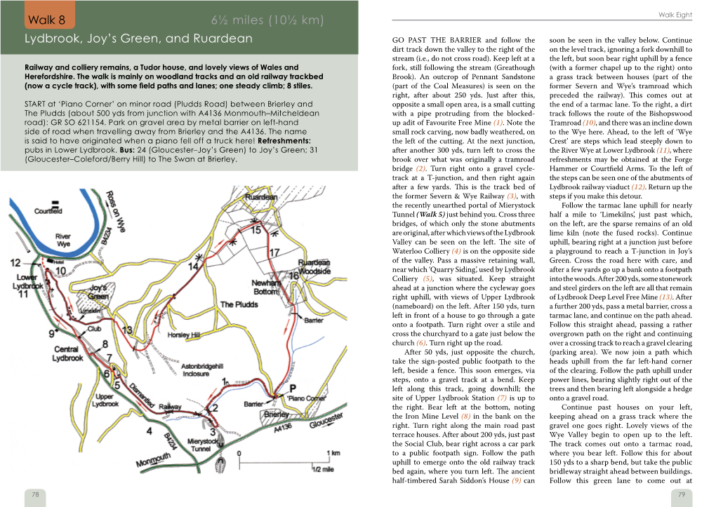 Lydbrook, Joy's Green, and Ruardean Walk 8 6½ Miles