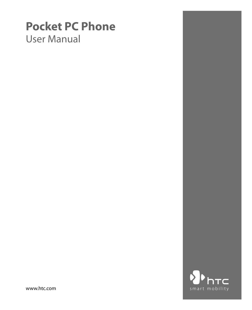 Pocket PC Phone User Manual