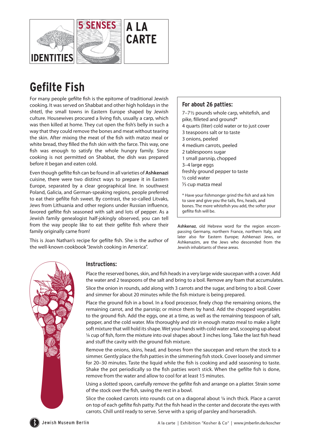 Gefilte Fish CARTE