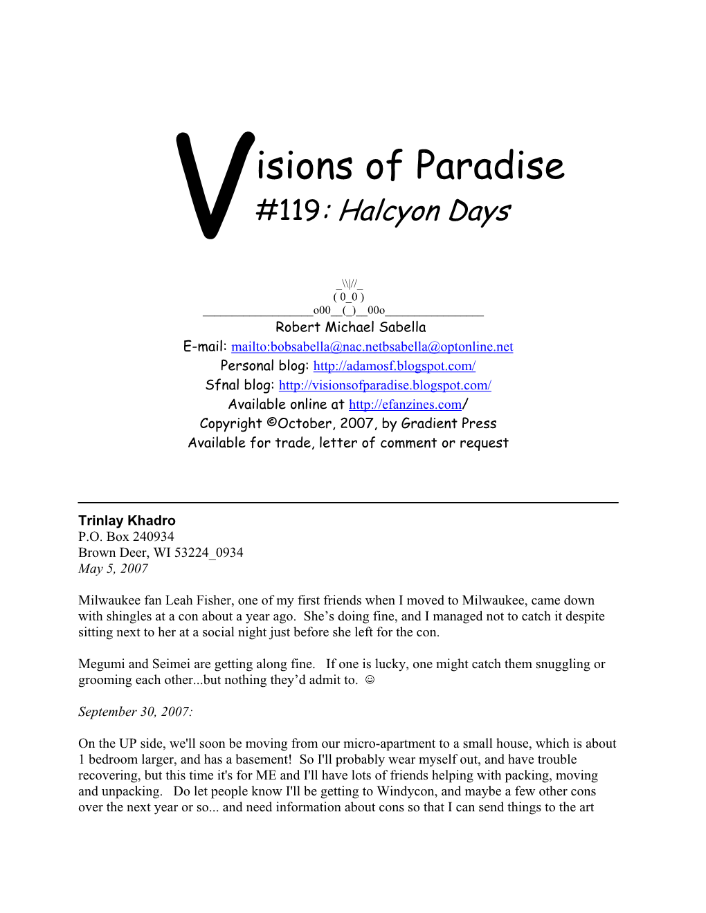 Isions of Paradise