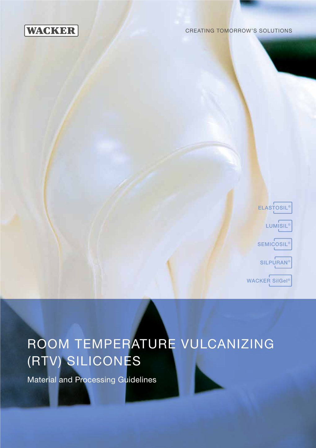 Room Temperature Vulcanizing RTV Silicones