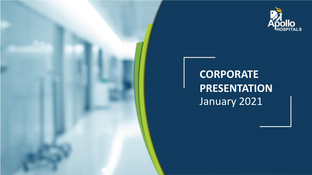 CORPORATE PRESENTATION January 2021 DISCLAIMER