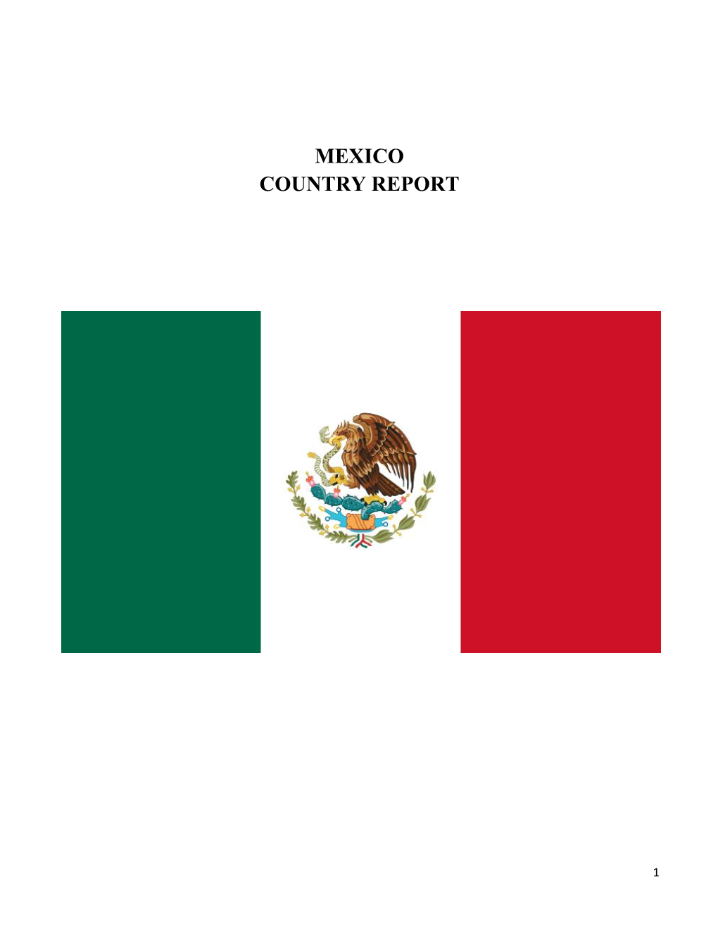 Mexico Country Report