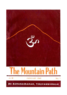 The Mountain Path Iol.Li JANUARY 1965 No