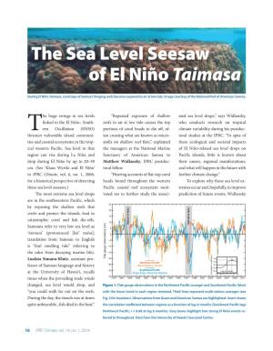 The Sea Level Seesaw of El Nino Taimasa