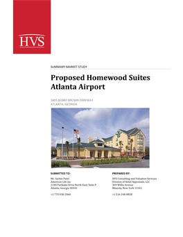 Proposed Homewood Suites Atlanta Airport