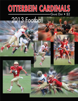 2013 Otterbein Football Game Day Program