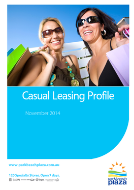Casual Leasing Profile November 2014
