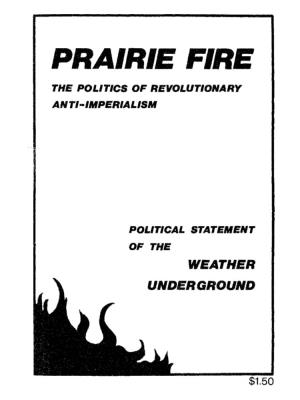 PRAIRIE FIRE: the Politics of Revolutionary Anti-Imperialism
