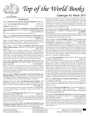 Catalogue 43: March 2011