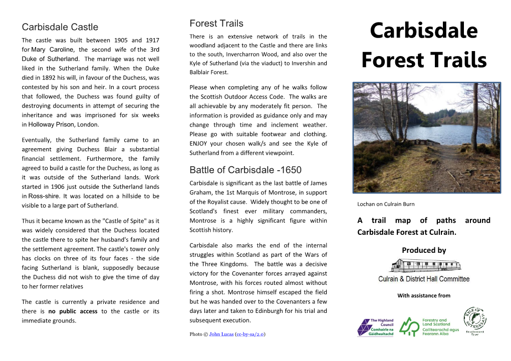 Carbisdale Forest Trails