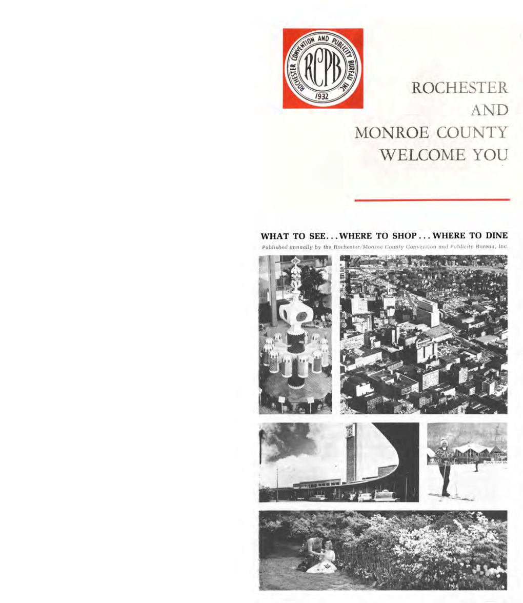 Rochester and Monroe County Welcome You