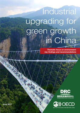 Industrial Upgrading for Green Growth in China