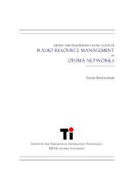 Radio Resource Management in Ofdma Networks