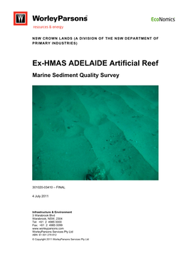 Ex-HMAS ADELAIDE Artificial Reef Marine Sediment Quality Survey