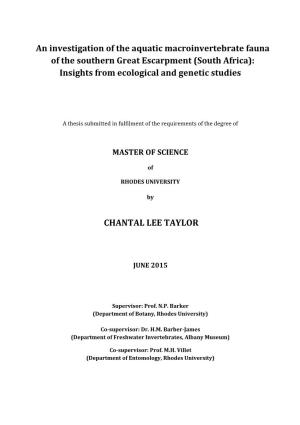 South Africa): Insights from Ecological and Genetic Studies