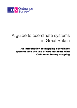 A Guide to Coordinate Systems in Great Britain
