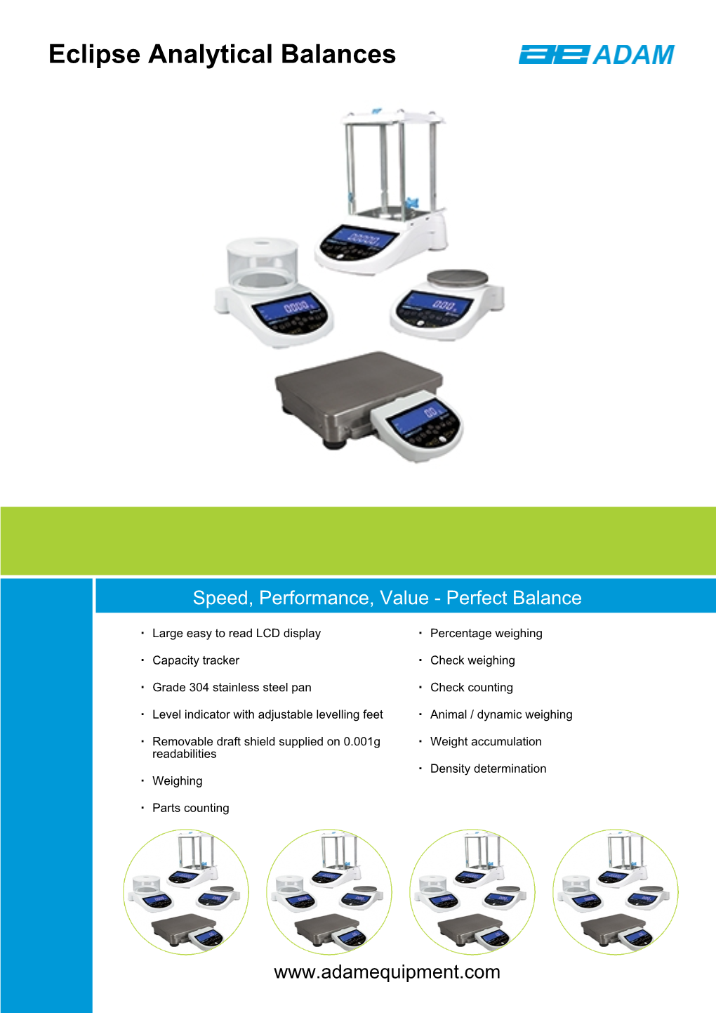 Adam Equipment Product Brochure