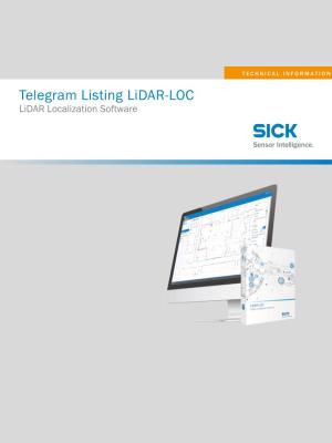 Telegram Listing Lidar-LOC Lidar Localization Software