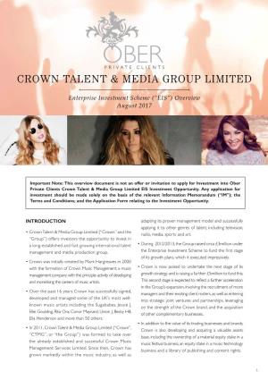 Crown Talent & Media Group Limited
