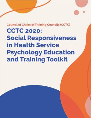 CCTC 2020: Social Responsiveness in Health Service Psychology Education and Training Toolkit