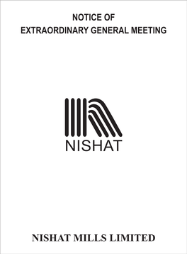 Nishat Mills Note EOGM 2020