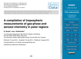 Polar Measurements Data (ESSD)