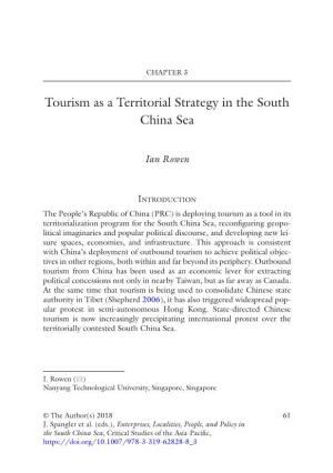 Tourism As a Territorial Strategy in the South China Sea