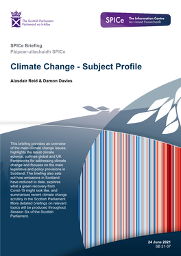Spice Climate Change Subject Profile